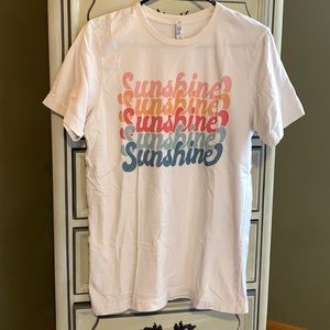 Sunshine graphic, tee size medium